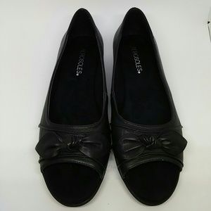 Aerosoles Black Bow Flats